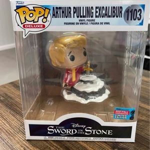 G9 Funko Pop Disney ARTHUR PULLING EXCALIBUR NYCC Exclusive Vinyl Figure #1103